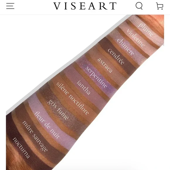 Viseart Violette Nocturne Étendu Palette - Picture 6 of 12